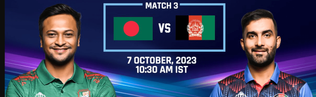 Bangladesh vs Afghanistan: ICC ODI World Cup 2023 Match Prediction
